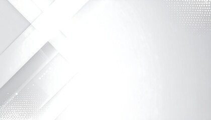 Clean white and gray abstract background with modern geometric design