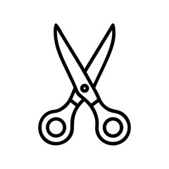 Scissors Icon for Creativity and Crafting Topics