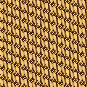 Batik Parang Of Indonesia Vector Image