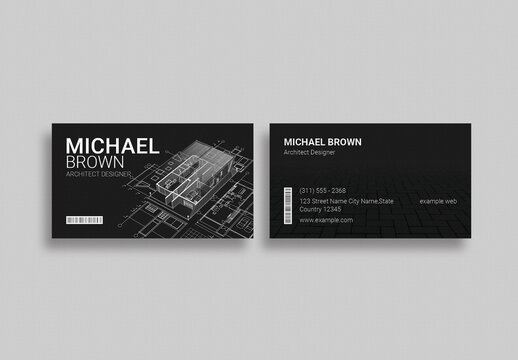 Architect Business Card Template