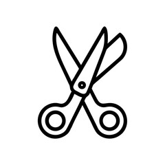 Scissors Icon for Creativity and Crafting Topics