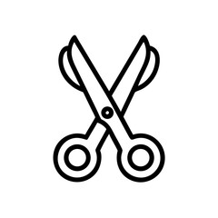 Scissors Icon for Creativity and Crafting Topics