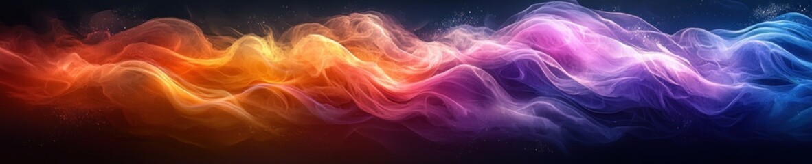 Fototapeta premium Abstract Neon Color Gradient Blurred Background with Dynamic Effect. Abstract Modern Dynamic Colors Gradient Background. Grainy Texture Background Style with Copy space. 