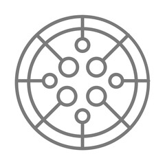Obraz premium Crypto Coin Icon Design