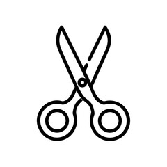 Scissors Icon for Creativity and Crafting Topics
