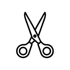 Scissors Icon for Creativity and Crafting Topics