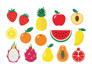 Vibrant Assortment of Fruits: A visually appealing and colorful assortment of fresh fruits, inviting viewers to indulge in a burst of natural flavors and refreshing textures.
