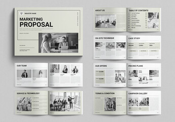 Marketing Proposal Template Landscape