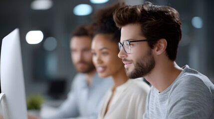 inclusive workplace, remote work, diverse team, high-quality stock photo, editorial style
