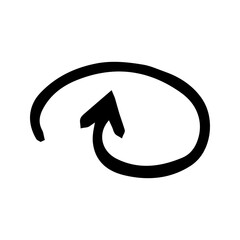 White Upward Arrow Icon Clean Design for Mobile App UI