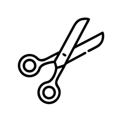 Scissors Icon for Creativity and Crafting Topics