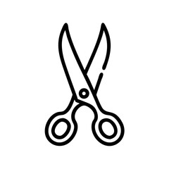 Scissors Icon for Creativity and Crafting Topics