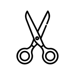 Scissors Icon for Creativity and Crafting Topics