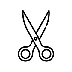 Scissors Icon for Creativity and Crafting Topics