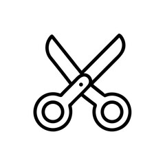Scissors Icon for Creativity and Crafting Topics