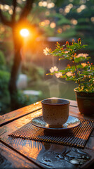 still life in the garden 
