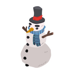 Snowman Free Icon