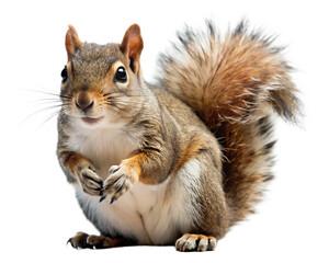 Obraz premium squirrel on white background PNG.AI Generated