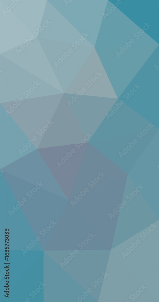Aufkleber abstract blue low polygonal vertical background stylize triangular design