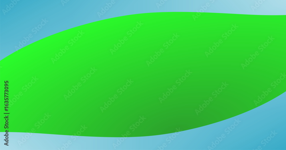 Poster cyan background with gradient shape different shades and thickness abstract pattern
