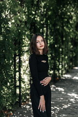 Girl in the park on a summer day
