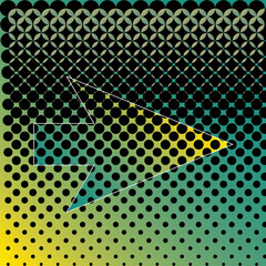 Naklejka premium Hintergrund Pfeil rechts 3