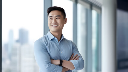 Fototapeta premium portrait of a confident businessman