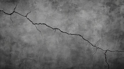 Cracked concrete wall texture