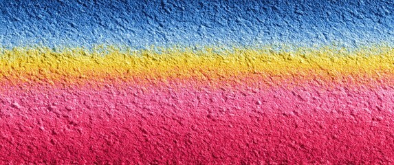 Textured gradient background in blue, yellow, and pink hues