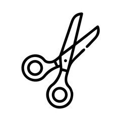 Scissors Icon for Creativity and Crafting Topics