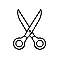 Fototapeta premium Scissors Icon for Creativity and Crafting Topics