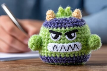 Cute Knitted Monster