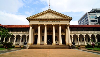 Obraz premium Grand Colonial-era Building
