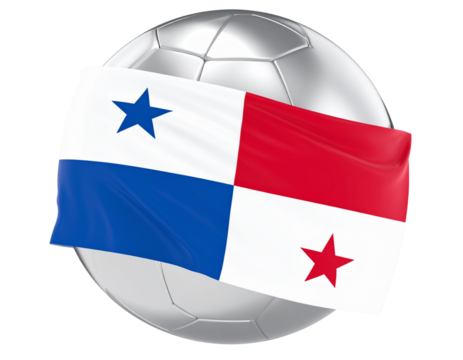  Panama Flag Wrapped Around a Globe, Symbol of Global Presence