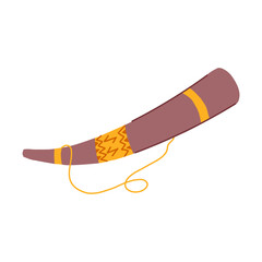 mead viking horn cartoon vector illustration