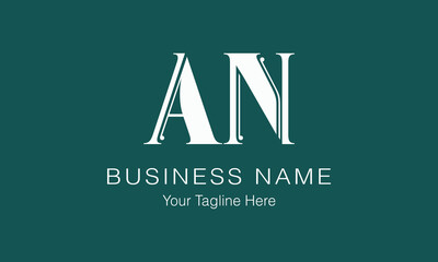 AN A an initial logo | initial based abstract modern minimal creative logo, vector template image. luxury logotype logo, real estate homie logo. typography logo. initials logo