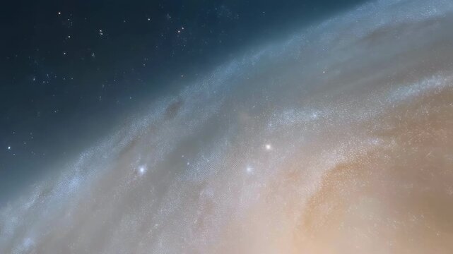 Breathtaking andromeda galaxy in deep outer space with millions of stars, glowing nebula clouds, and vibrant cosmic dust in the vast universe astronomy and astrophotography background