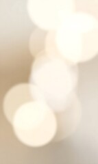 Abstract bokeh lights soft neutral tones