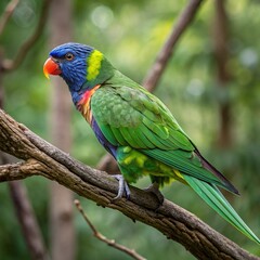 Vibrant Parrot Stock Photo for Wildlife and Nature Projects

