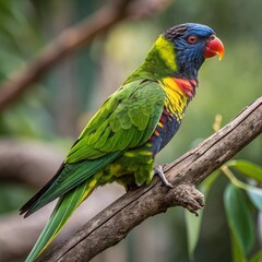Vibrant Parrot Stock Photo for Wildlife and Nature Projects


