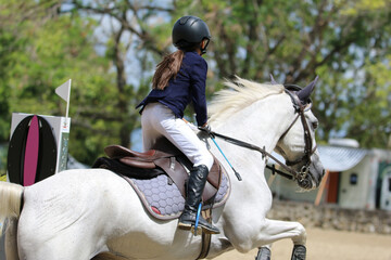 competitive equestrian sport
