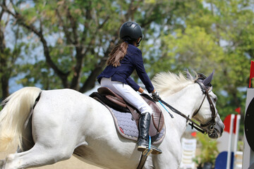 competitive equestrian sport