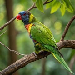 Vibrant Parrot Stock Photo for Wildlife and Nature Projects

