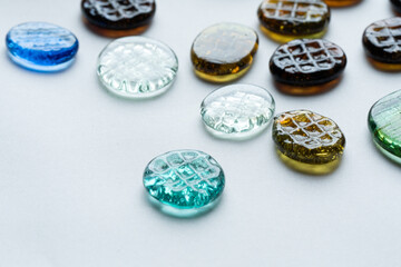 昭和初期のガラスおはじき