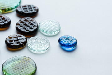 昭和初期のガラスおはじき