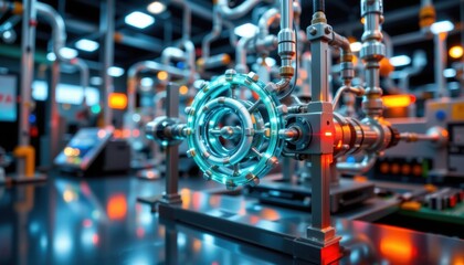 Fototapeta premium hydrogen's role in producing synthetic fuels and chemicals offers pathways to decarbonize sectors that rely heavily on petroleum based products.