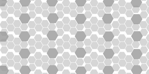 Abstract seamless geometric vector pattern with hearts, football, and honeycomb shapes for futuristic mosaic wallpaper design