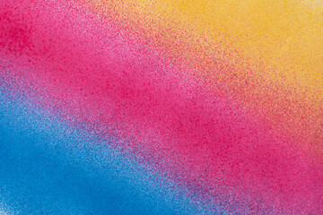 カラフルなスプレー塗料で塗った背景