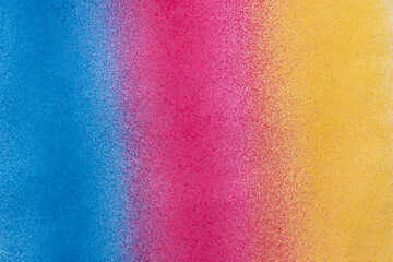 カラフルなスプレー塗料で塗った背景