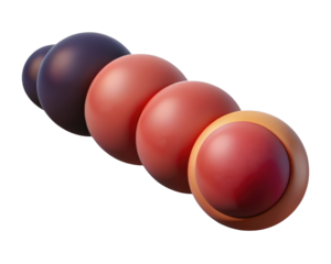 Graduated spheres in earthy tones arranged sequentially showcasing depth and volume 3d illustration isolated on transparent background